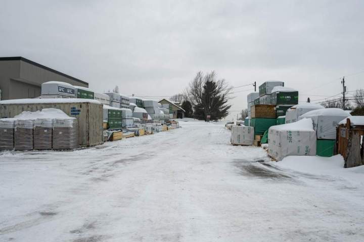 Vente de matériaux de construction à Sherbrooke